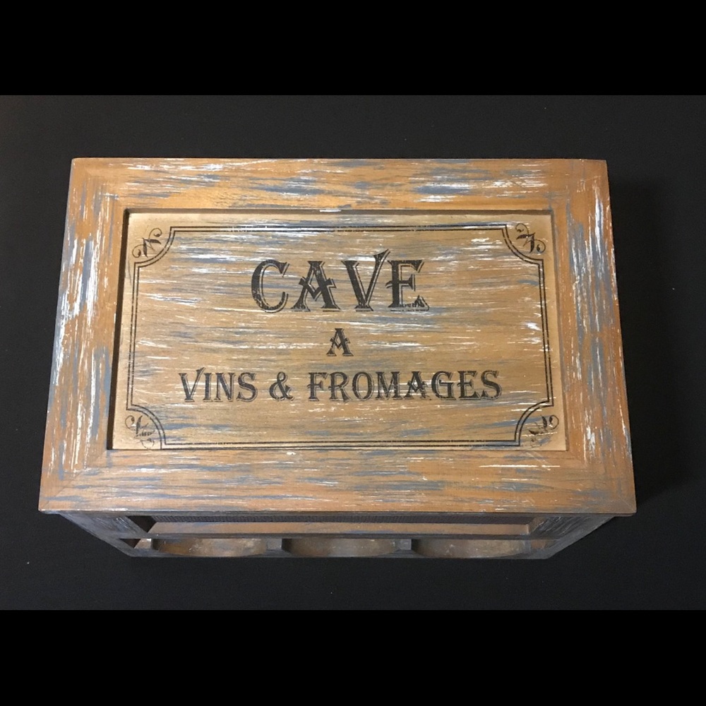 Wine cellar and cheese in chic and antic style